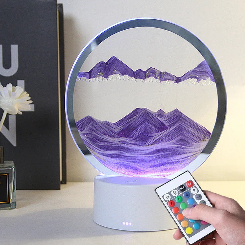 Colorful Sand Art Table Lamp