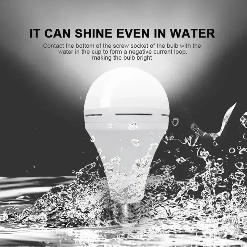 Emergency Rechargeable LED Light Bulb 12W