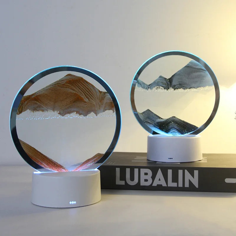 Colorful Sand Art Table Lamp