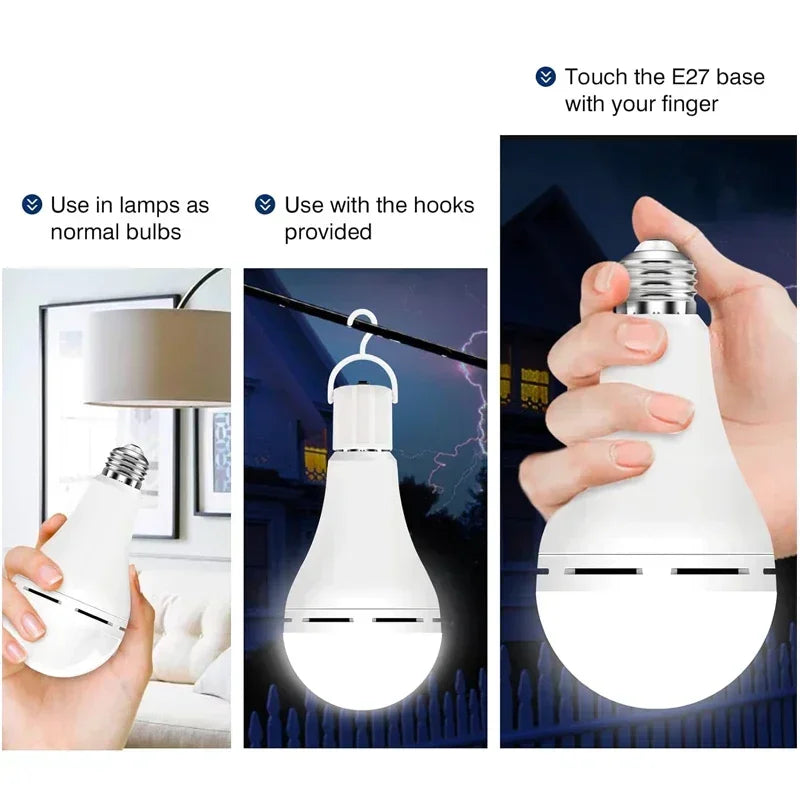 Emergency Rechargeable LED Light Bulb 12W
